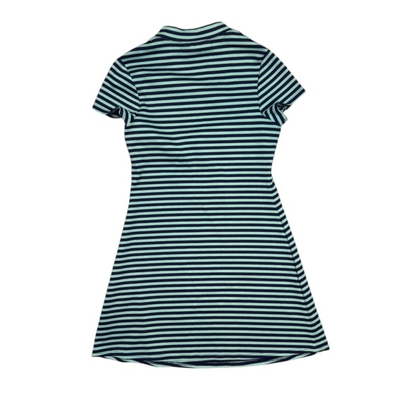 Free People Beach Women's‎ On The Line Mock Neck Short Sleeve Mini Dress Small - Picture 2 of 7